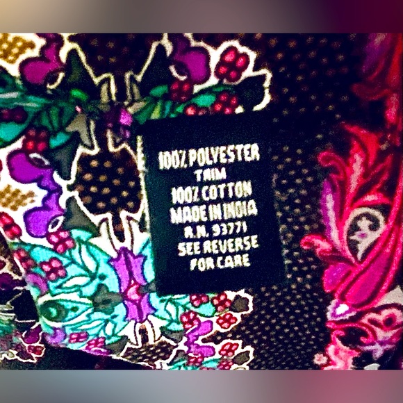 Kaktus Batik Tie Back Long Sleeve slip on Dress - Picture 14 of 14